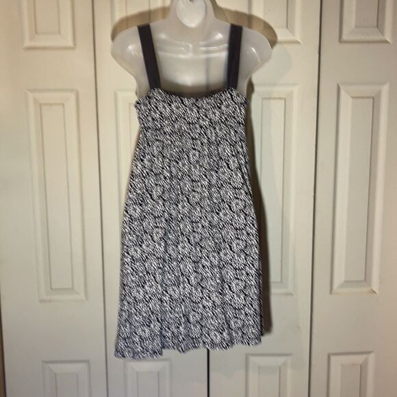 Candy Apple Black White Floral Apron Dress S - Picture 9 of 16